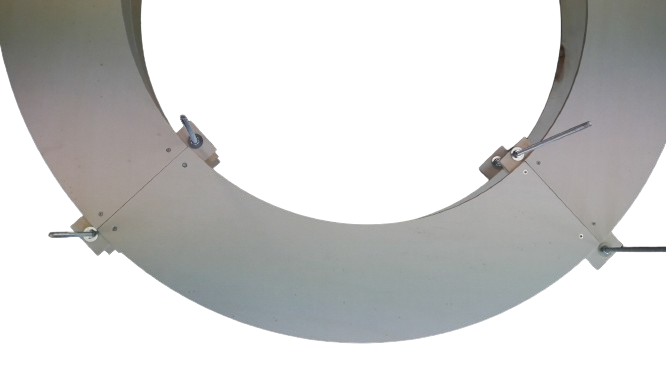 Gleiswendel zum selber bauen Spur H0 R2-R3 mit Verbinder für Märklin K-Gleise (Pappelsperrholz 8mm) – Bild 6