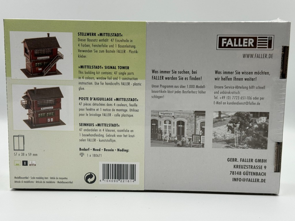 Faller 120120 Stellwerk u. Faller 120172 Bahnübergang (Neu und